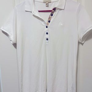 Burberry Brit white polo styled shirt